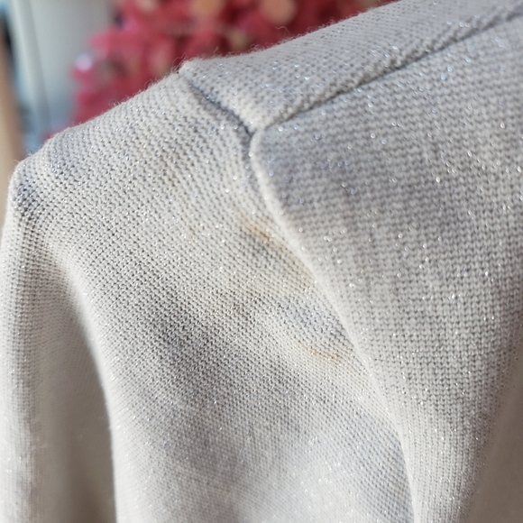 Free People Gold Metallic 3/4 Sleeve Bodycon Top - Picture 7 of 11